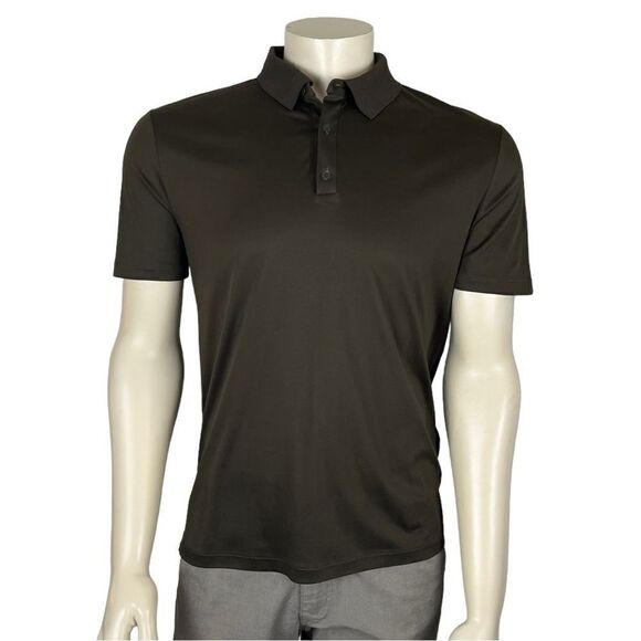NWT Alexander Wang S/S Polo in Solid Brown 100% Cotton Size Small - Picture 4 of 8